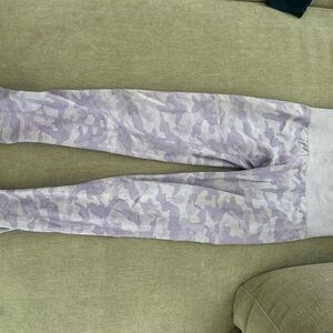 Purple NVGTN Camo Contour Leggings